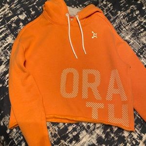 Orangetheory crop hoodie